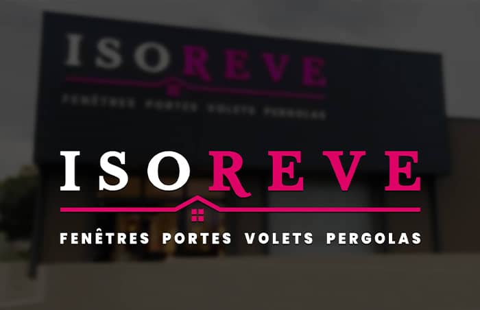 Logo de l'entreprise Isoreve spécialisée dans la pose de fenêtres, portes, volets et pergolas